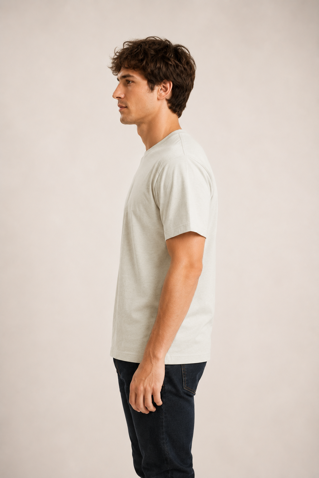 Mens Softstyle T-Shirt - Heather Natural