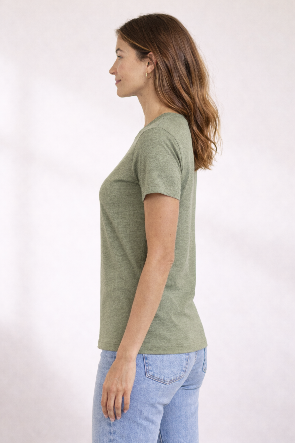 Womens T-Shirt - Heather Green