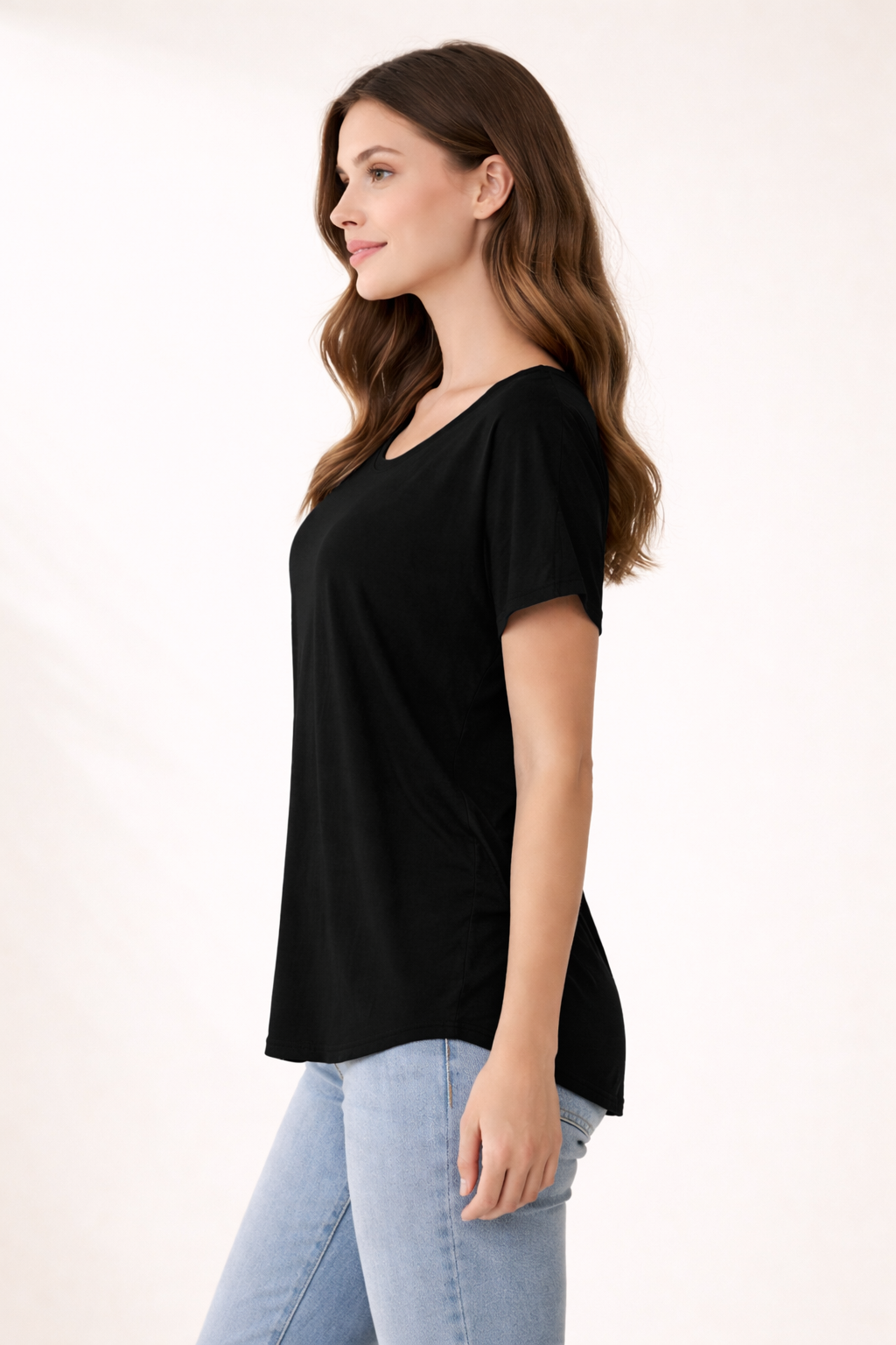 Women’s Slouchy T-Shirt - Black