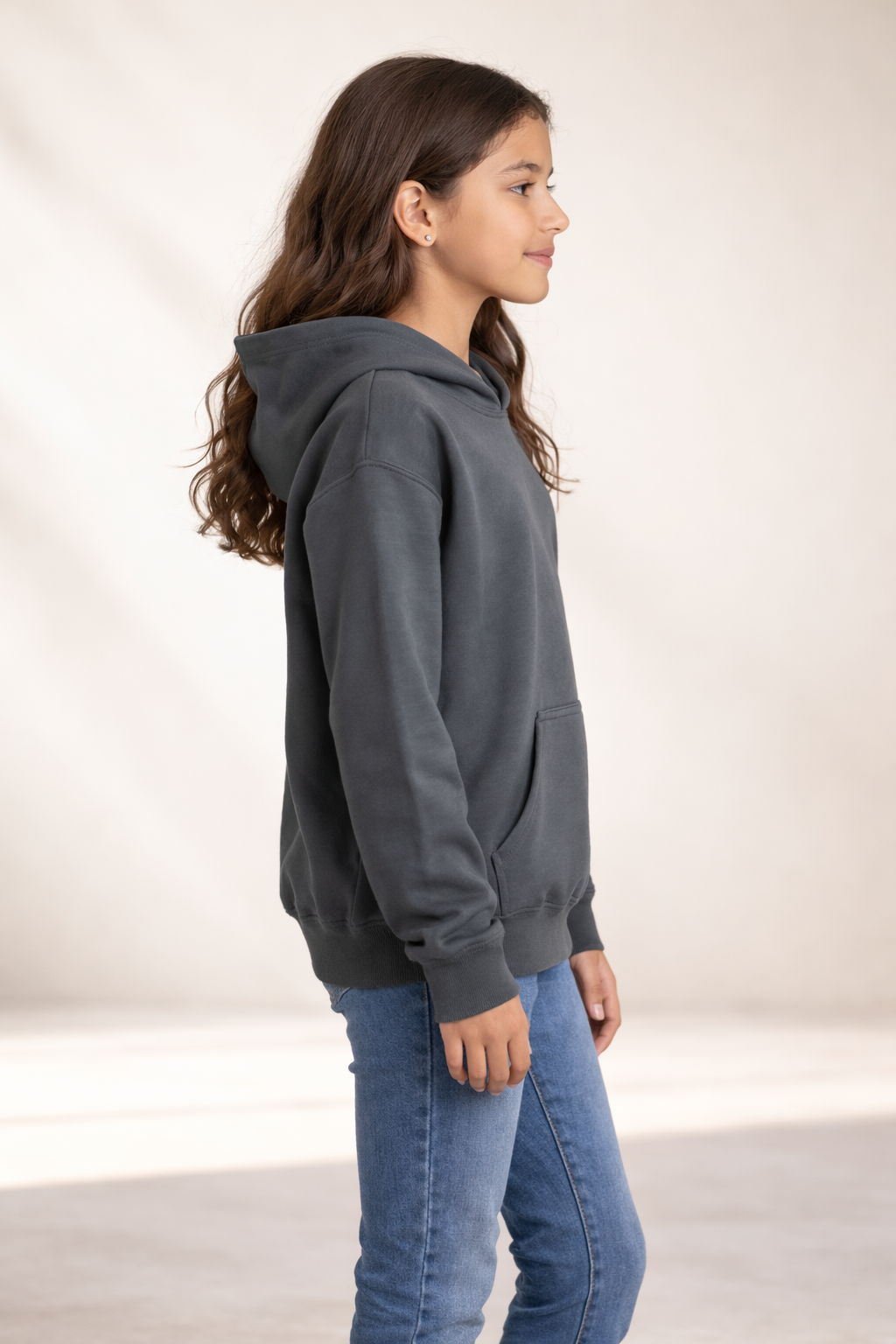 Kids Pullover Hoodie - Charcoal